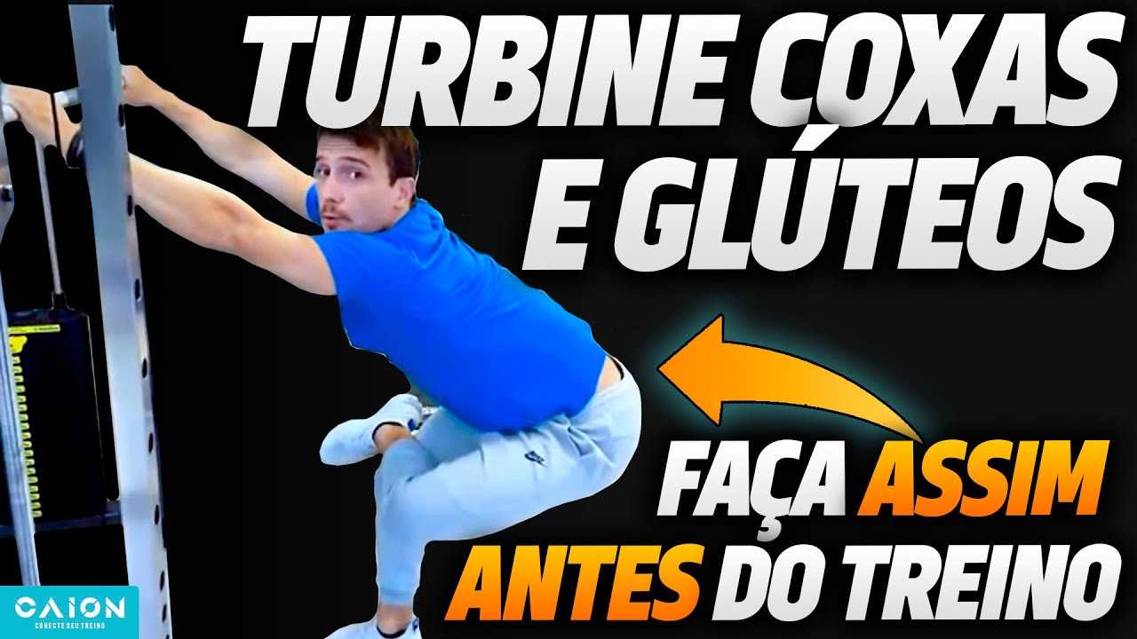 Melhor jeito de aquecer antes de treinar COXAS e GLÚTEOS