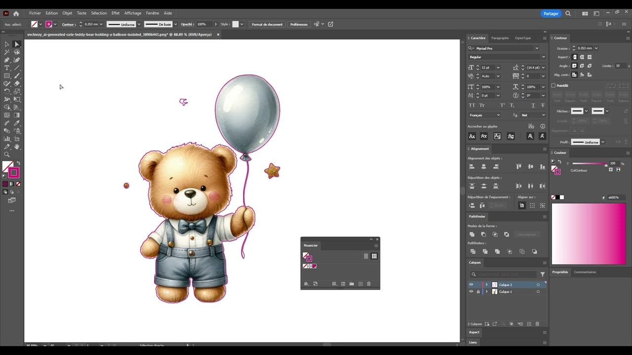 Tutorial Adobe Illustrator - CutContour pour Roland VersaWorks