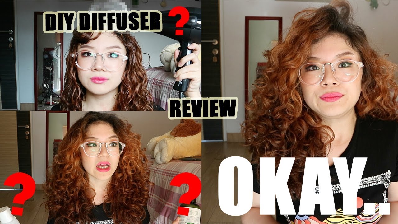 CONDITIONERS UNTUK RAMBUT CURLY + TRYING OUT *DIY* DIFFUSER REVIEW - Tutorial Rambut Indonesia