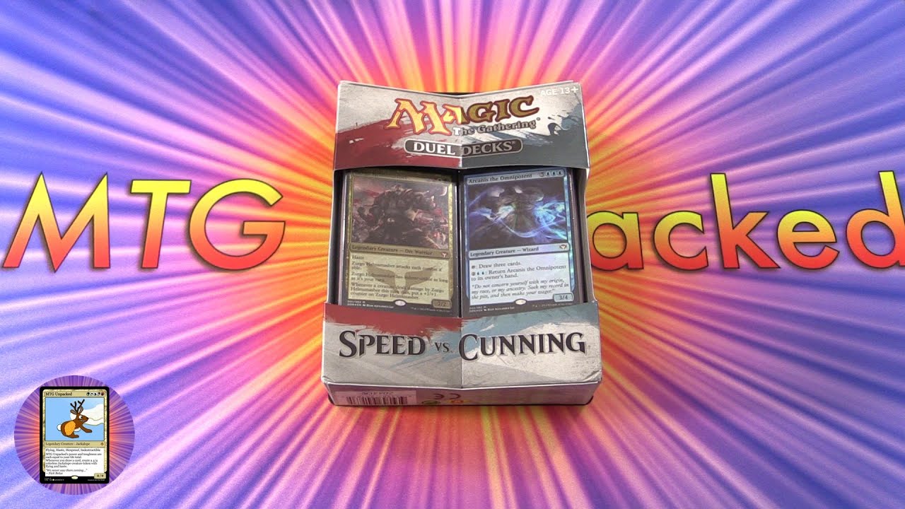 MTG Speed Vs Cunning Duel Deck Unboxing