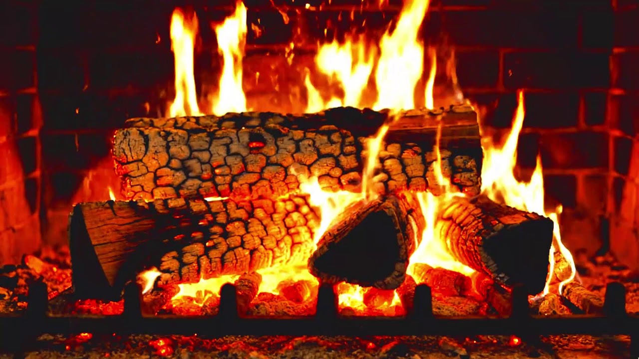 This Cozy Fireplace Will Melt Your Stress Away 🔥 Relaxing Fire Sounds