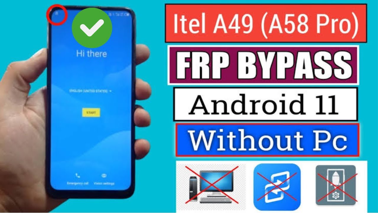 itel A49 ( A58 pro ) Frp Bypass , Google Account Remove Andriod 11 Without Pc 2025 working method