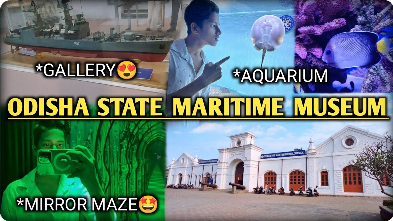 STATE MARITIME MUSEUM 😍| Mirror Maze😱| Odisha State Museum Cuttack❤️| @TheUK07Rider |TWIN ZONE🤩