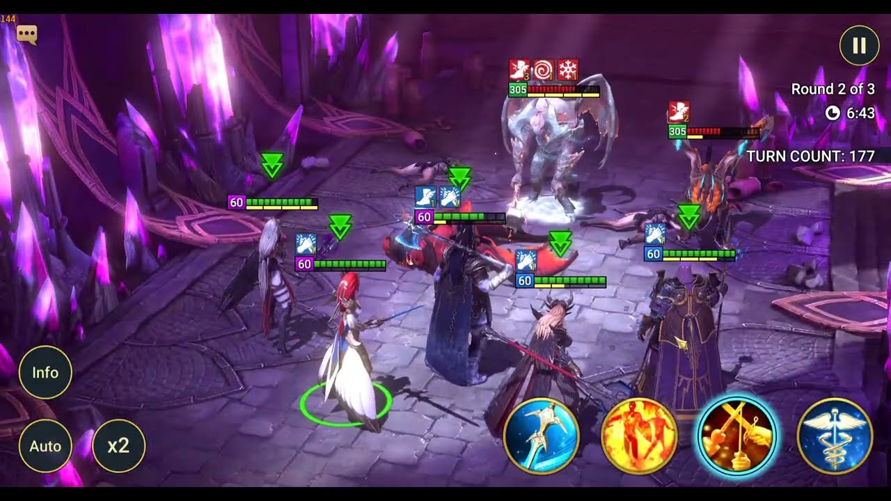 Floor 109 DT Hard (Double Mortus + Skytouch Shamans) with only free champions | Raid Shadow Legends
