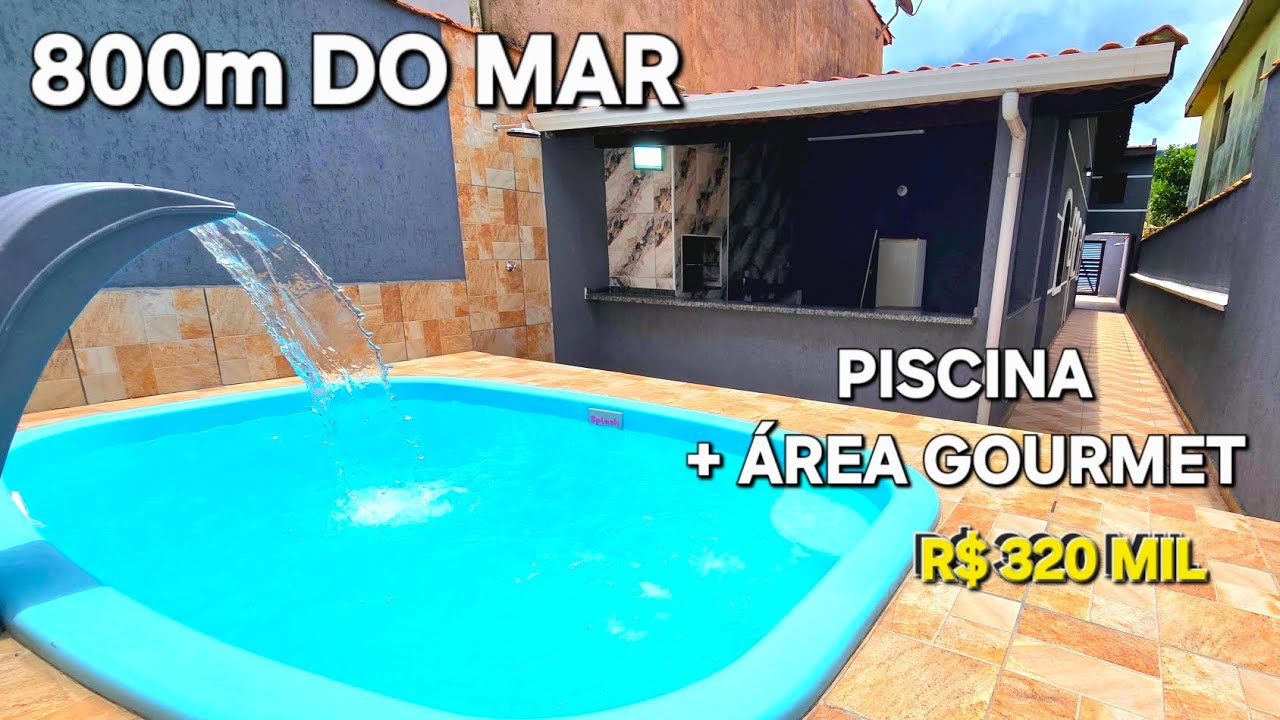 ​Casa de Praia em Itanhaém com Piscina e o Canto do Guerreiro a 800m do Mar - Campos Elíseos