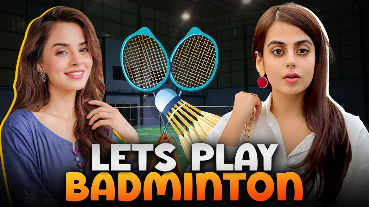 Lets Play Badminton 🏸 | Komal Meer aur Yashma Gill Match | Yashma Gill Vlog