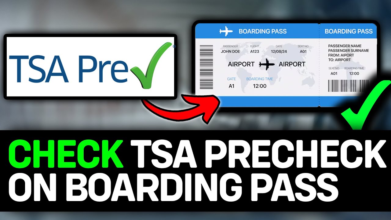 How To See If TSA Precheck Is On My Boarding Pass 2026 - Easy Guide!