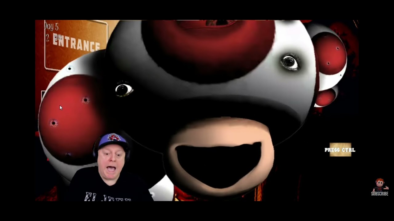 Taste gaming getting Jumpscared in five shows at wario's