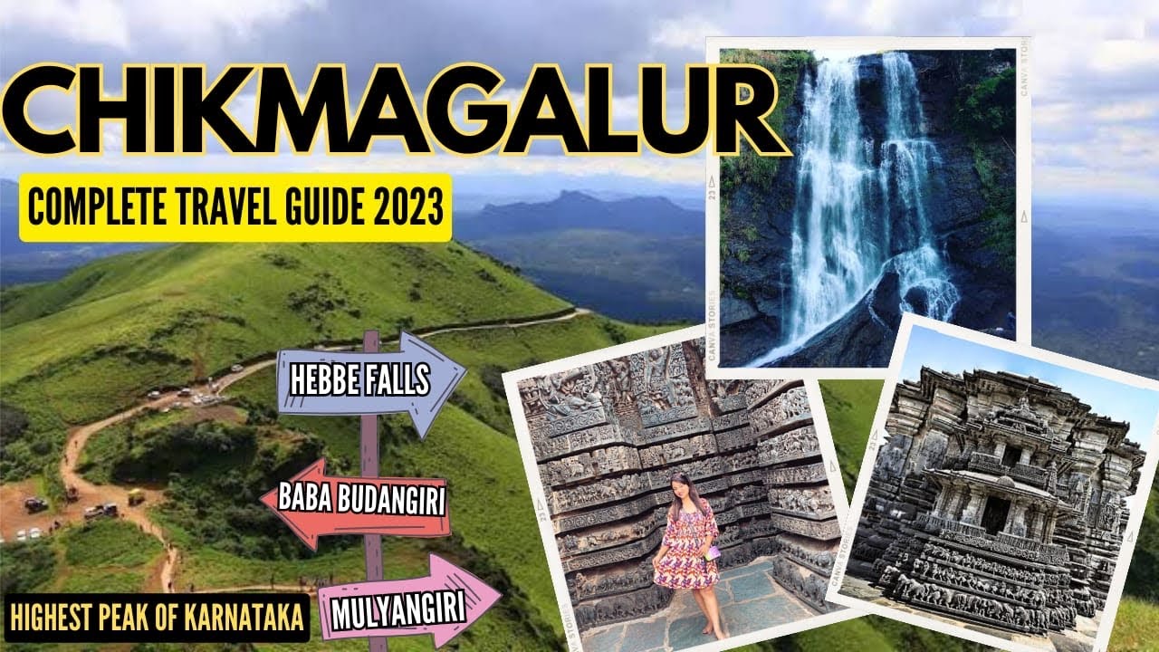 CHIKMAGALUR Tour Guide 2024 || Chikmagalur Tourist Places || Mullayanagiri Peak || Halebidu Temple