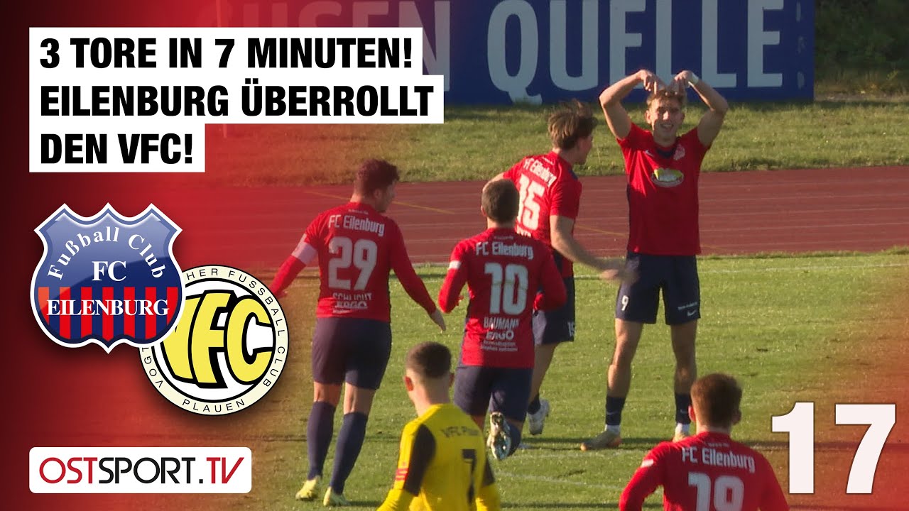 3 Tore in 7 Minuten! Eilenburg überrollt den VFC: Eilenburg - Plauen | Regionalliga Nordost