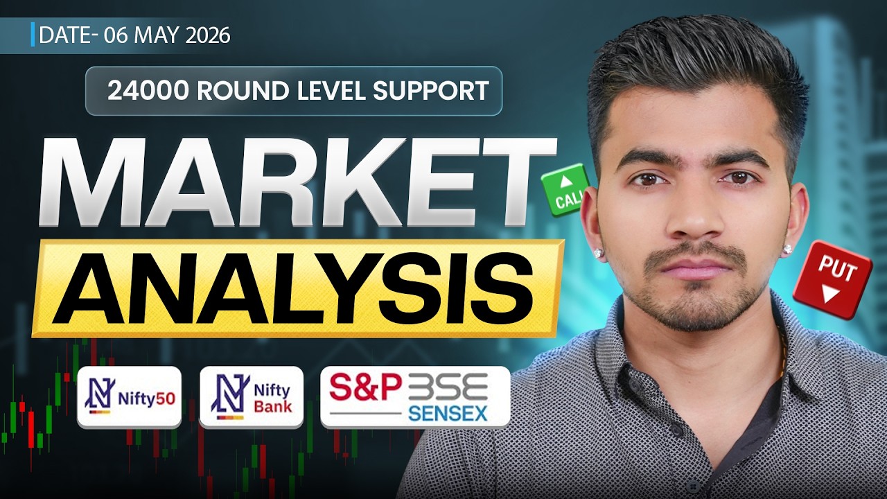 6 May Market Analysis | Nifty & Bank Nifty Prediction | Best Wednesday Trading Setup