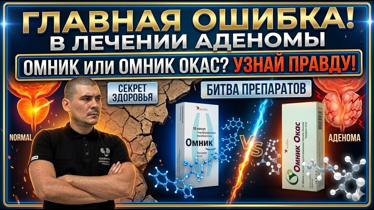 ОМНИК ИЛИ ОМНИК ОКАС.Что лучше при Аденоме простаты!