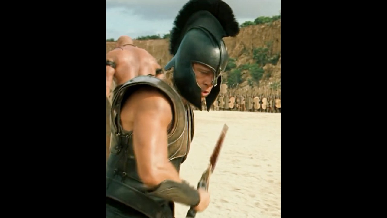 #movie #film Brad Pitt's EPIC Entrance 👑 | The King WAITS for Achilles! | Troy Movie Scene