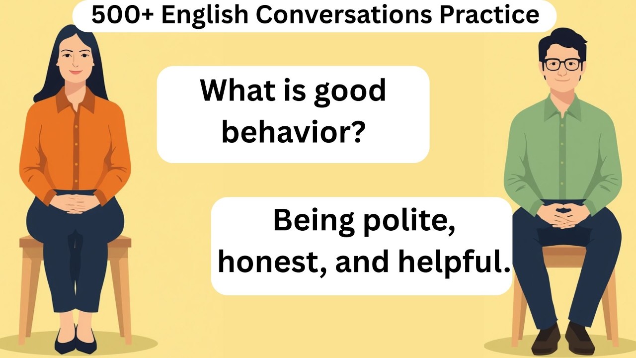 500 English Conversations Practice | English Learning Video for Fluency