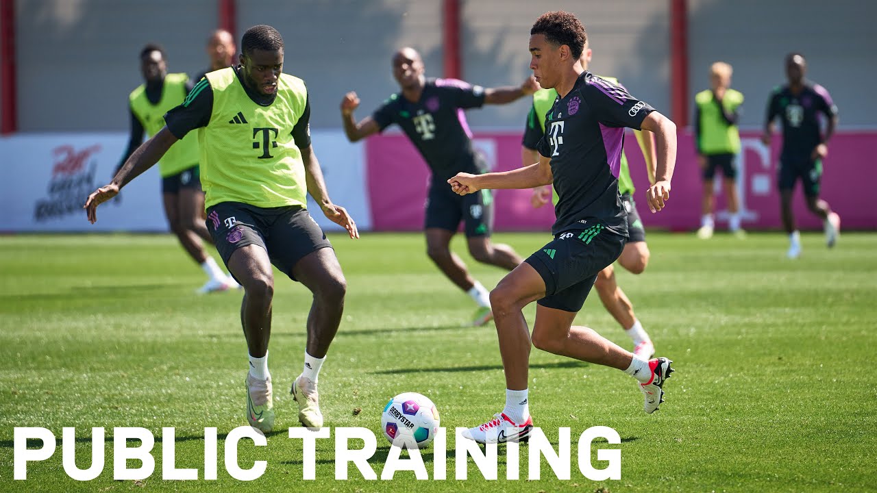Match on many goals! | Public Training Session | FC Bayern