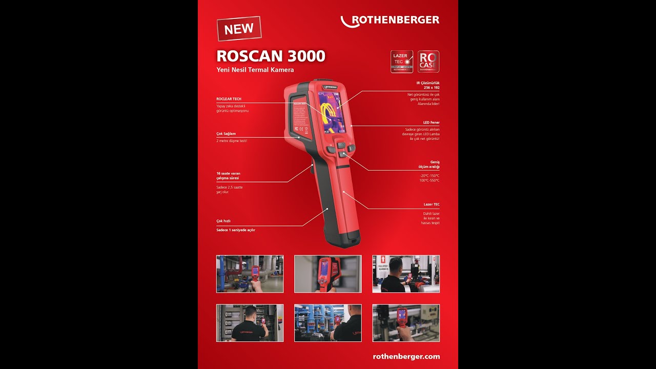 Rothenberger Roscan 3000 Termal Kamera