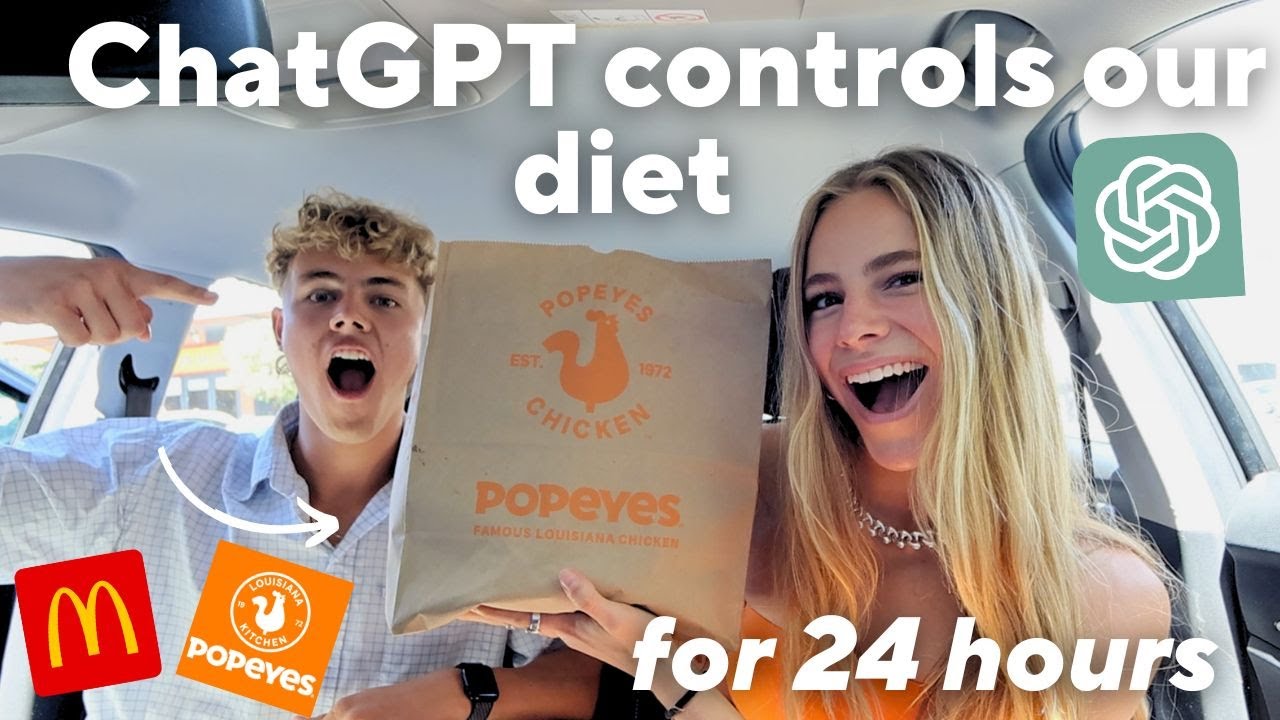 LETTING CHATGPT CONTROL OUR FOOD FOR 24 HOURS!