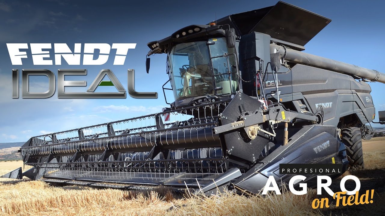 COSECHADORA FENDT IDEAL 8PL. Cosechadoras trabajando