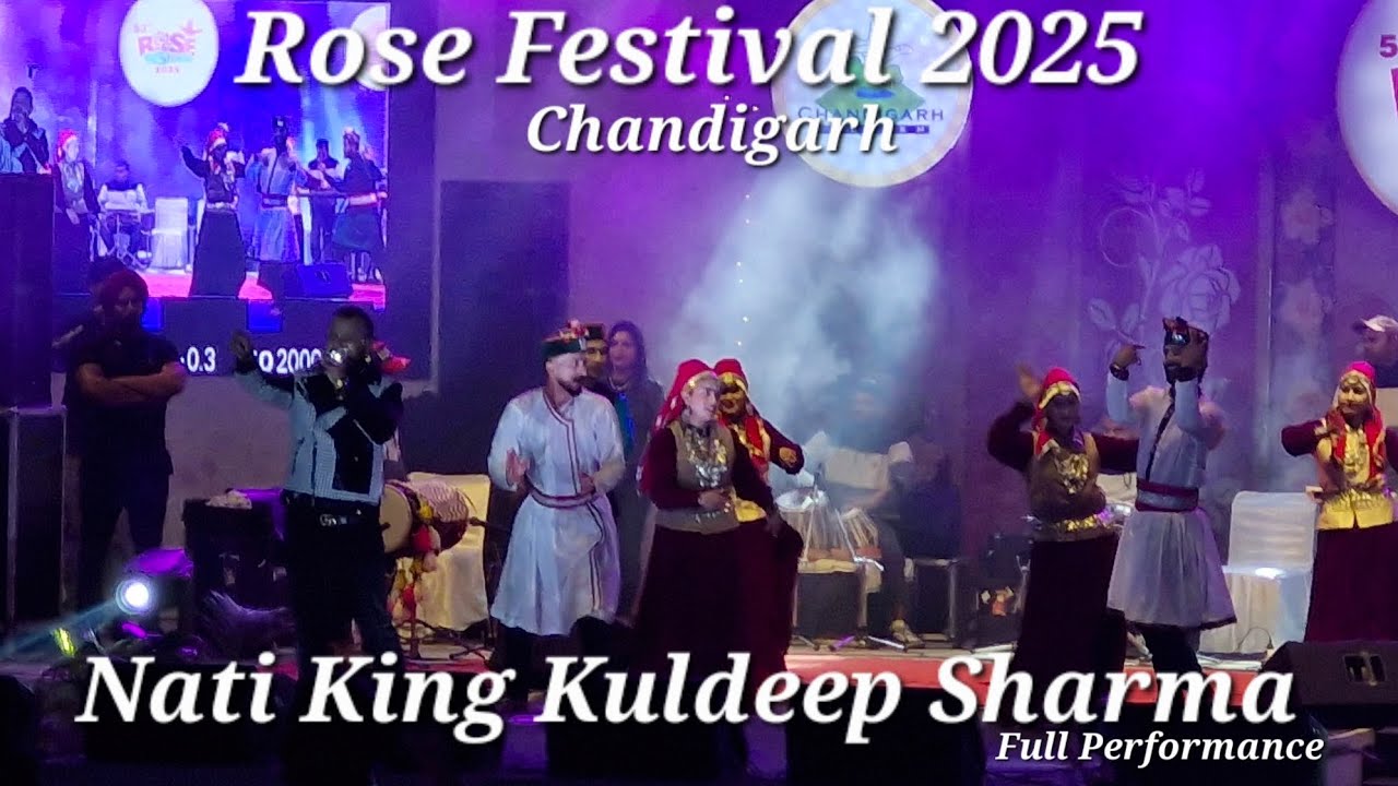 Nati King Kuldeep Sharma live at Rose Festival Chandigarh 2025 | 