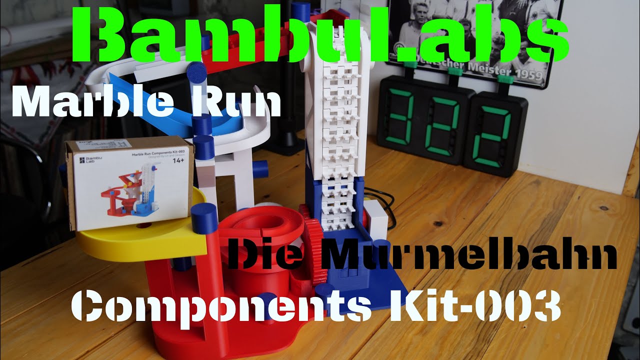 Bambulab Marble Run, die Murmelbahn, Components Kit-003 #3dprinting #bambulab  #timelapse