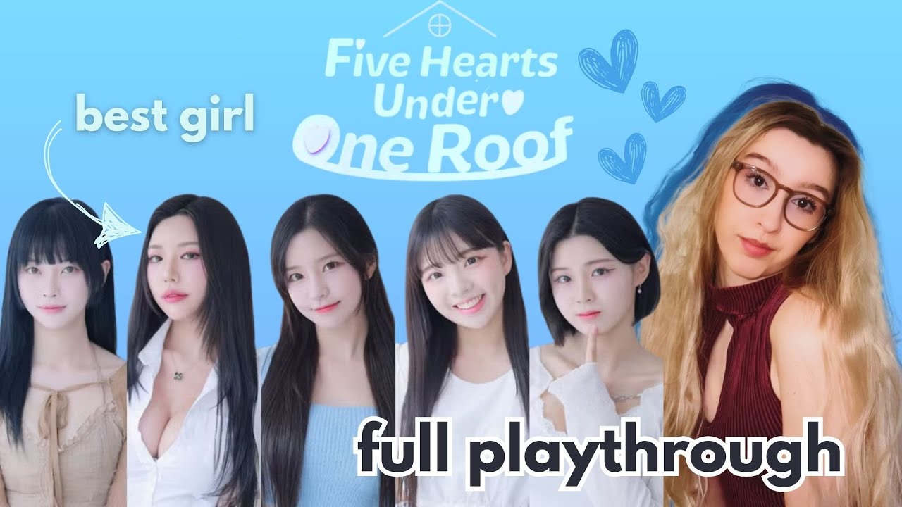playing SPICY korean dating sim (Five Hearts Under One Roof)