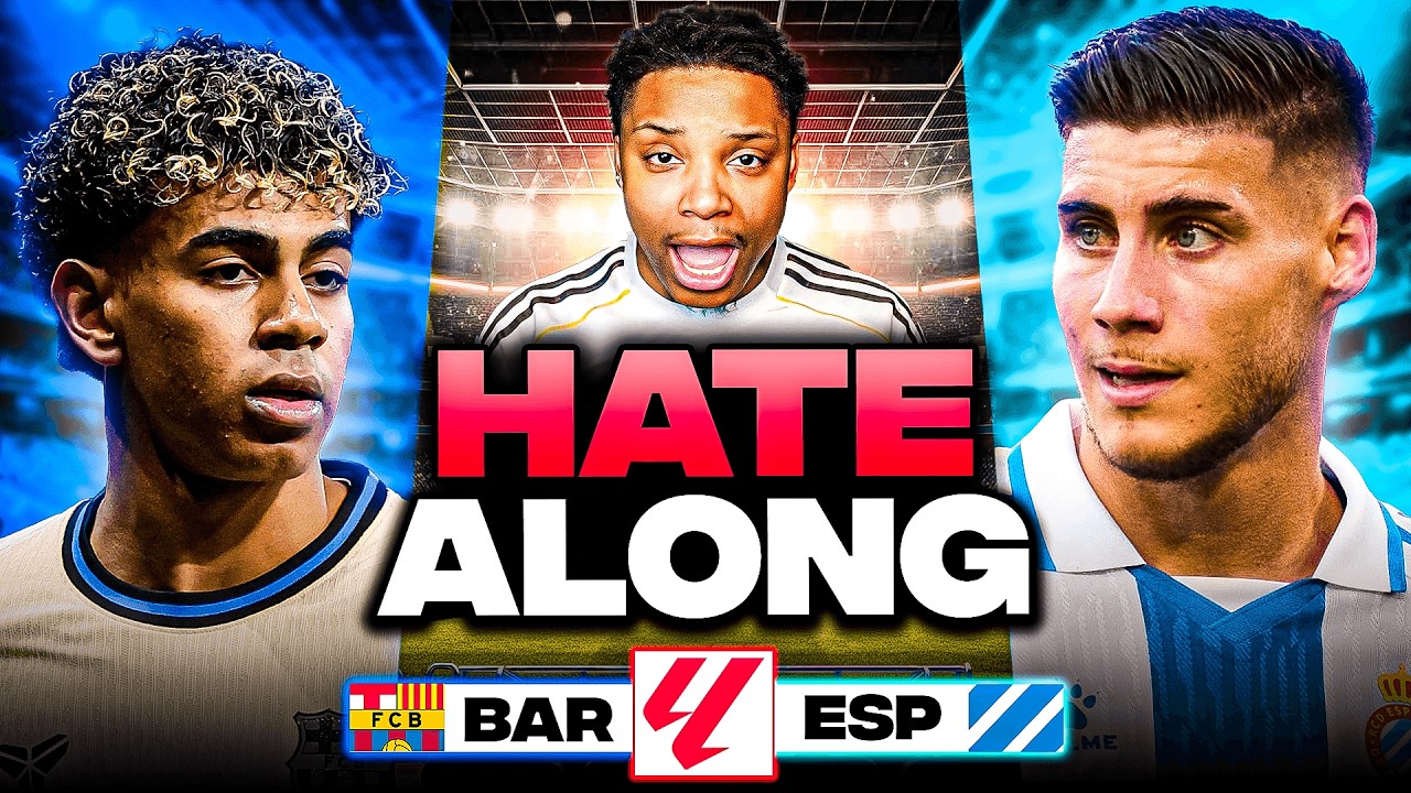 Barcelona vs Espanyol LIVE 🔴 LALIGA Watch Along & Match Reaction
