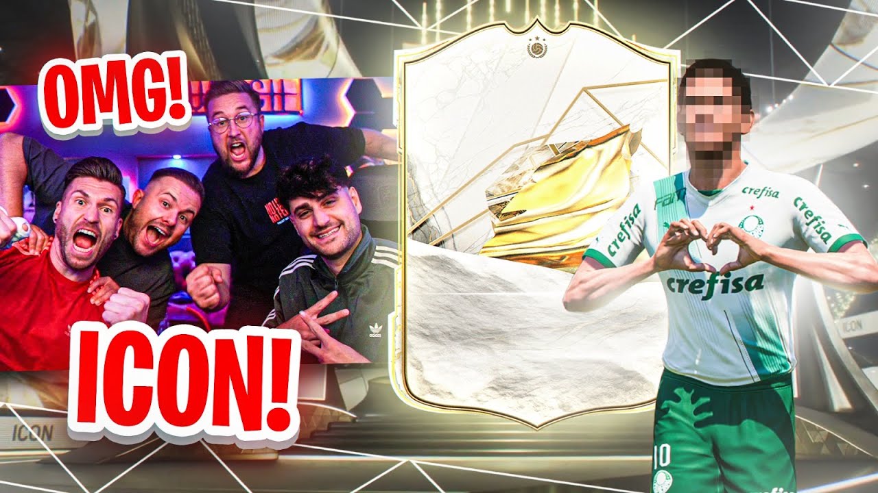 Wir ZIEHEN unsere 1. ICON in EA FC 24 😱 Pack Opening mit Eli und Broski
