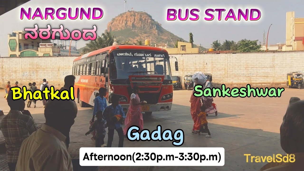 NARGUND Bus Stand....vlog...#TravelSd8 #bus #ksrtcbus #nargund #viral #explore #vlog #nwkrtc 