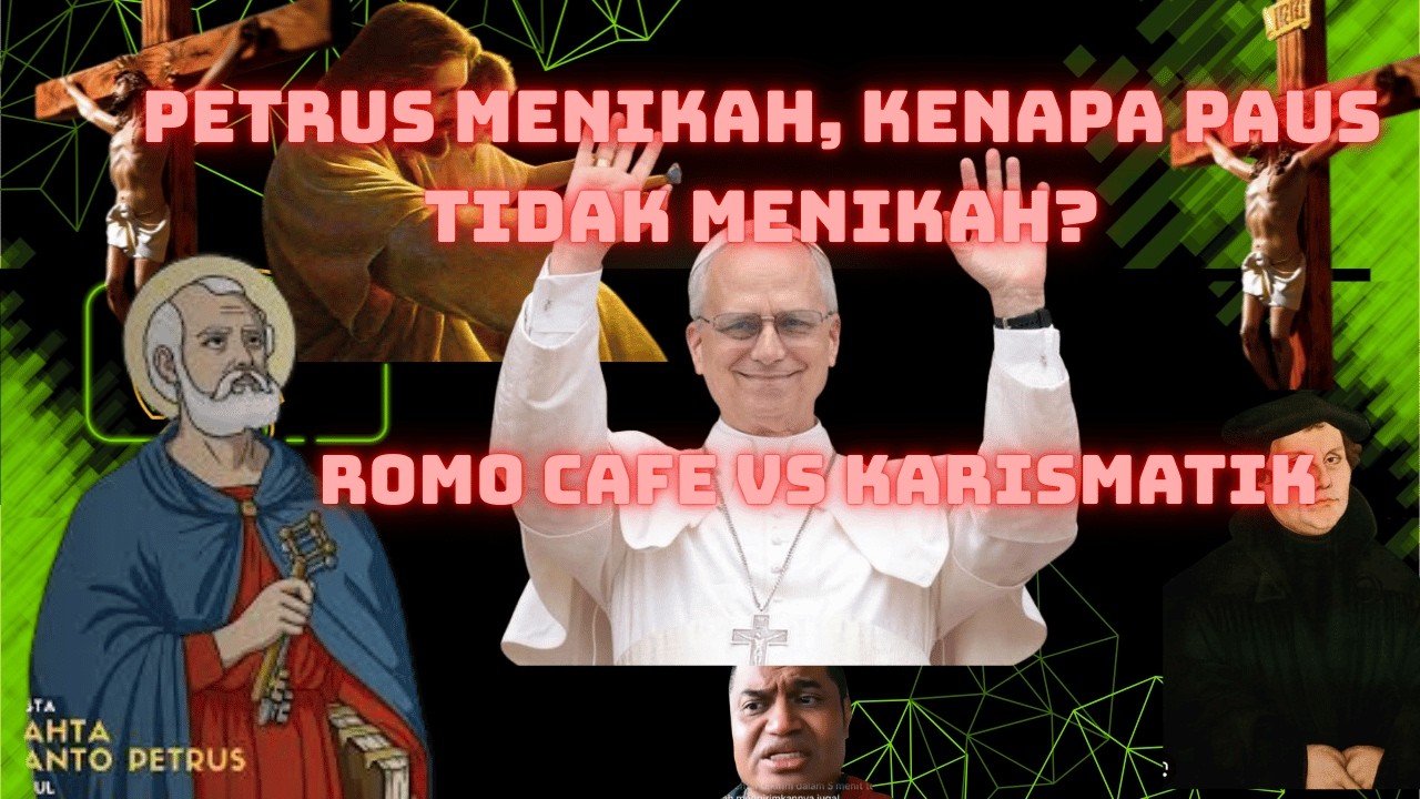 Tegang!! Benarkah Petrus menikah dan punya Istri? Debat Romo CaFe VS denominasi Karismatik. Simak!!