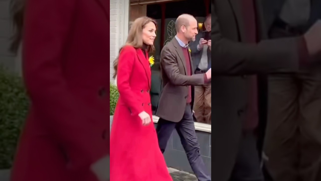 Princess Catherine looked absolutely stunning in Alexander McQueen red coat during her latest visit!