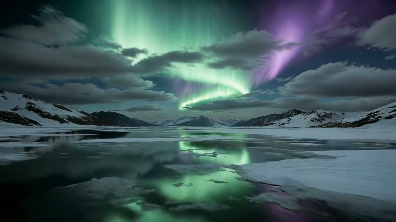 極光冥想｜凝視宇宙的平靜與溫柔 Dance of the Northern Lights | Visual Healing & Relaxation
