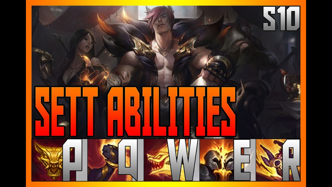 Sett League of Legends Abilities | Sett Abilities League of Legends Mecha Kingdoms League of Legends