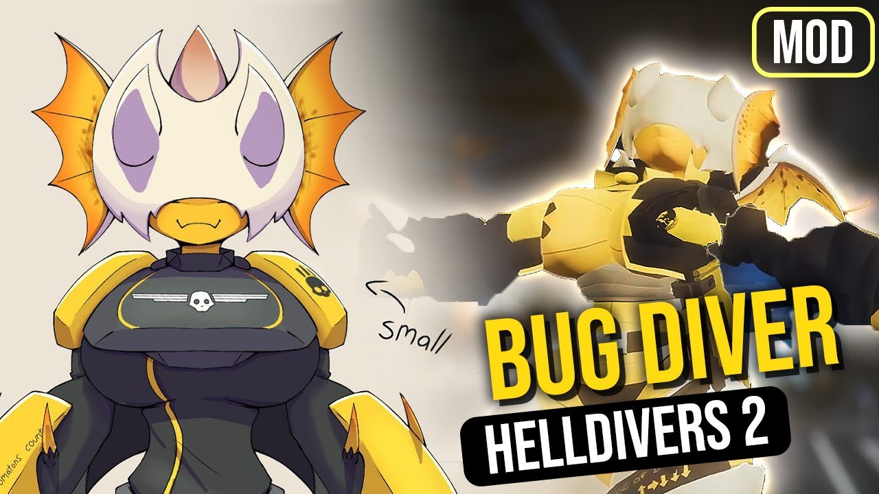 Bug Diver + Voice Mod 🐝 Helldivers 2 (No Commentary)