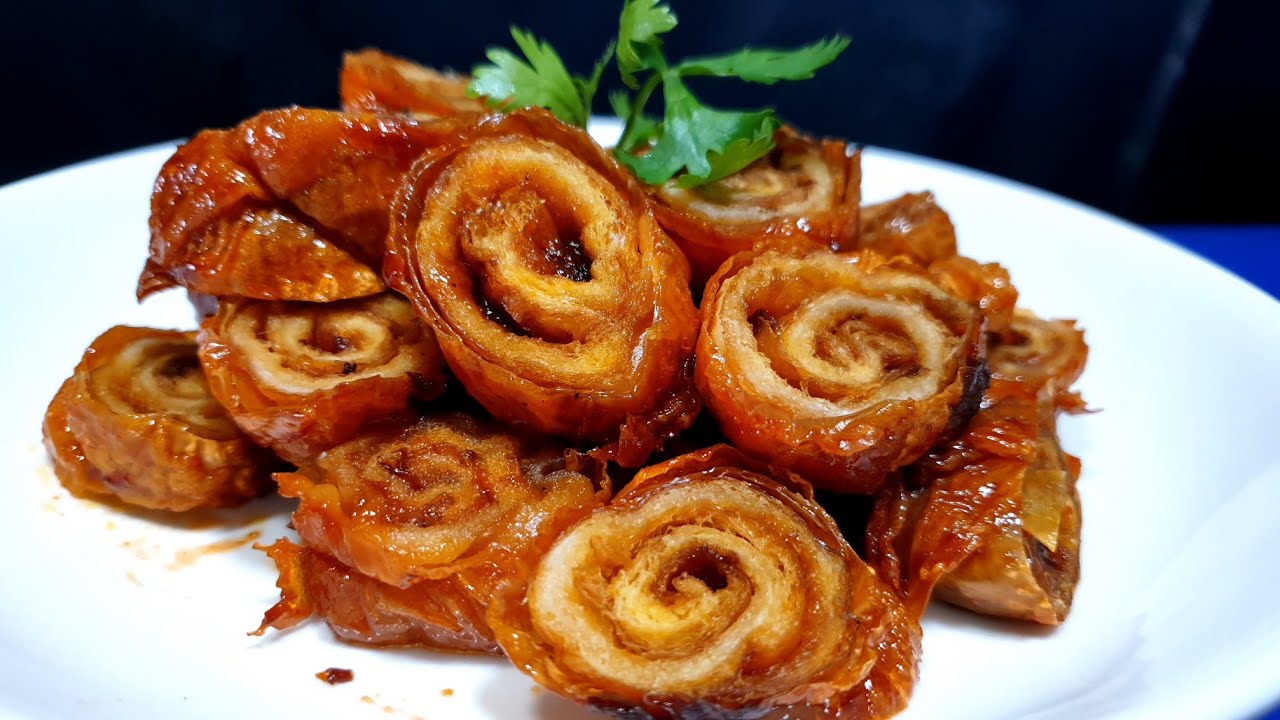 RUỘT KHÌA CHAY | Cách làm RUỘT KHÌA NƯỚC DỪA CHAY từ bánh mì thơm ngon lạ miệng