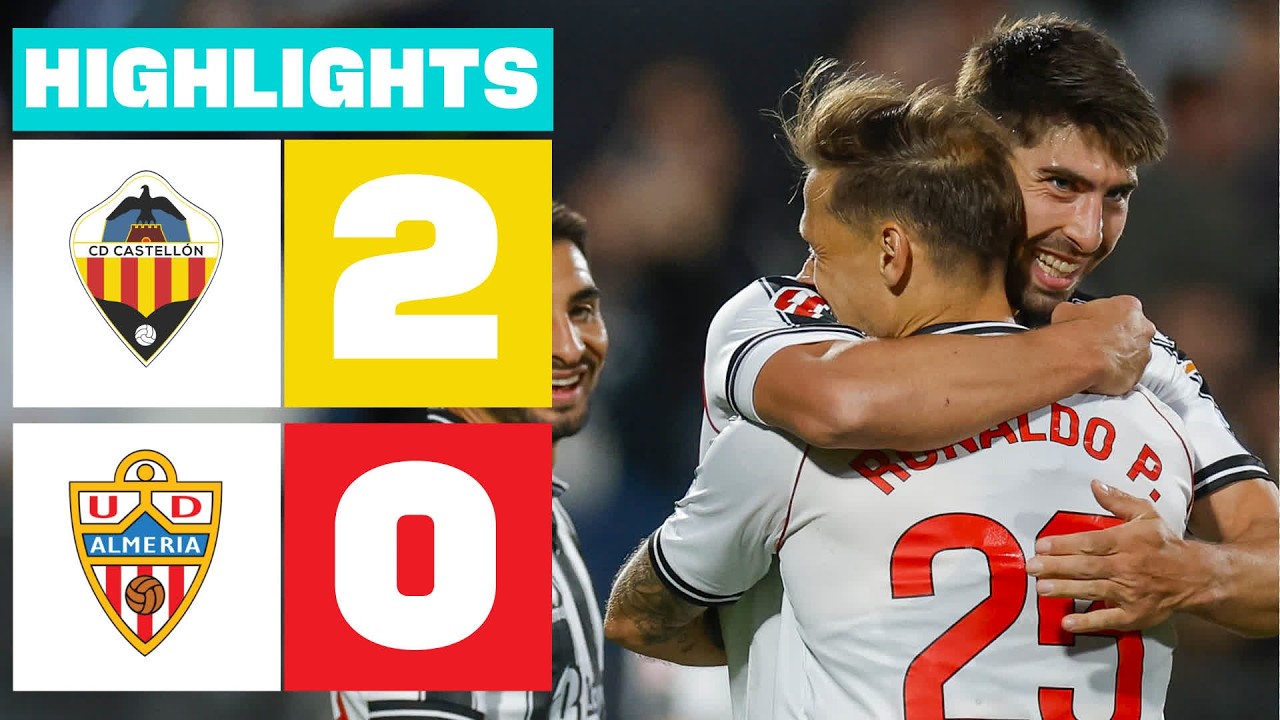 CD CASTELL&Oacute;N 2 - 0 UD ALMER&Iacute;A | RESUMEN LALIGA HYPERMOTION