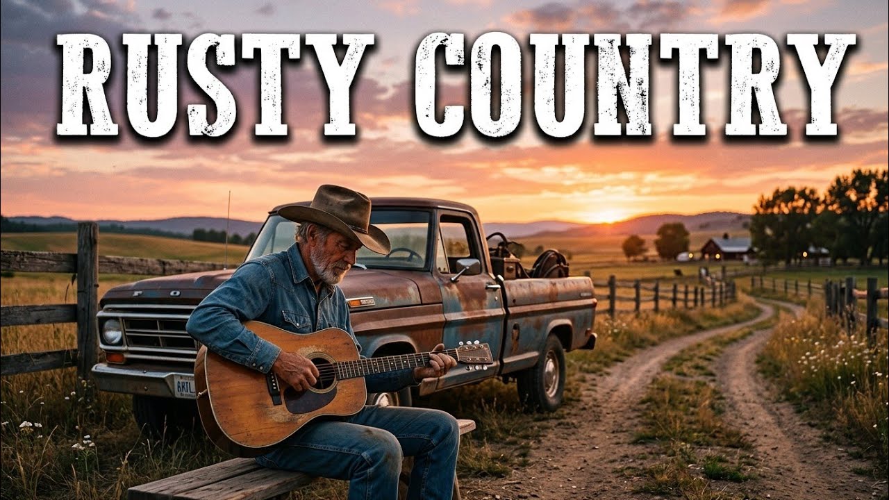 Dusty Road Country – Sunset Cowboy Ballads | Long Drive Freedom Songs.