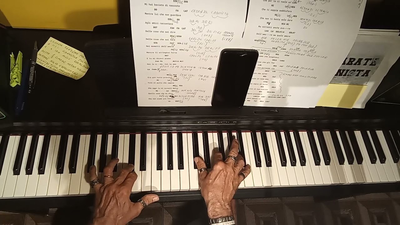 Tutorial pianoforte era già tutto previsto Cocciante 