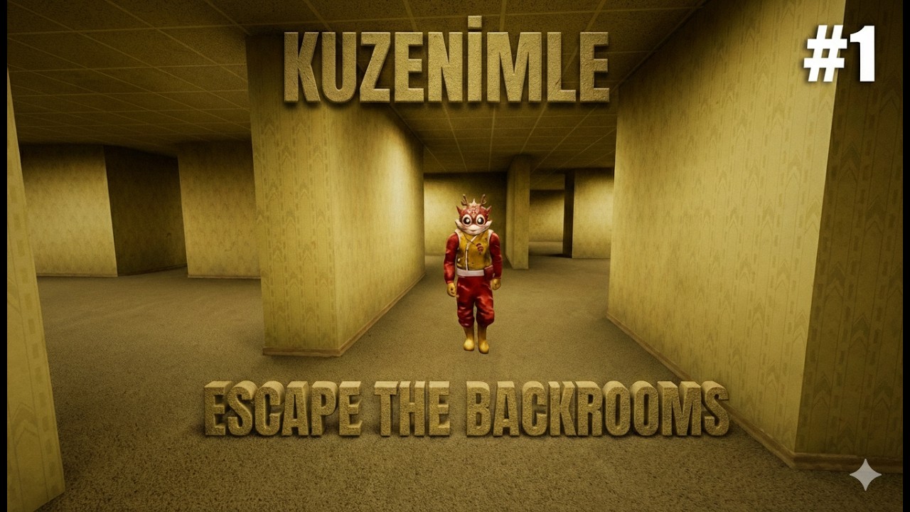 KUZENİMLE BACKROOMS'UN DERİNLİKERİNDE KAYBOLDUK! #1