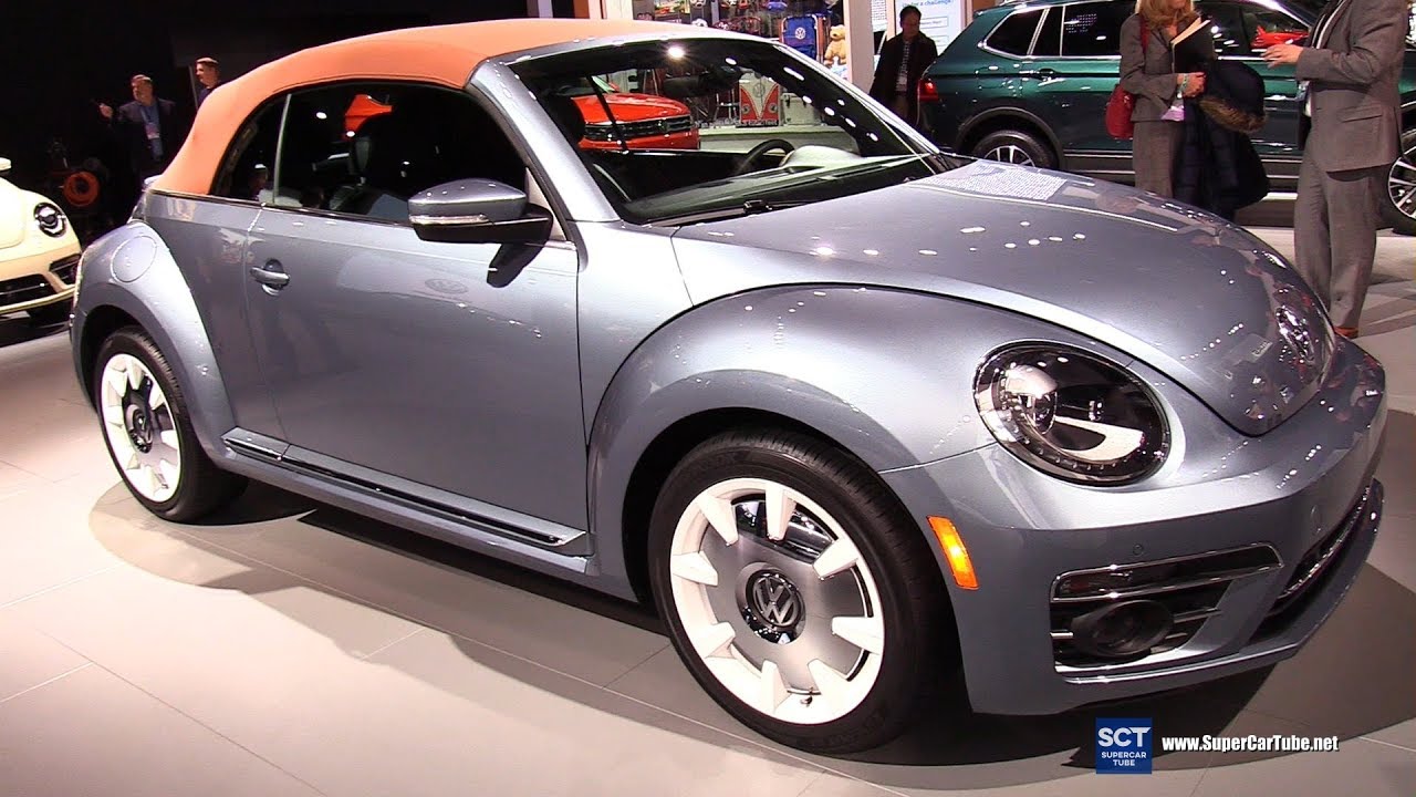 2019 Volkswagen Beetle Convertible - Exterior and Interior Walkaround - 2019 Detroit Auto Show
