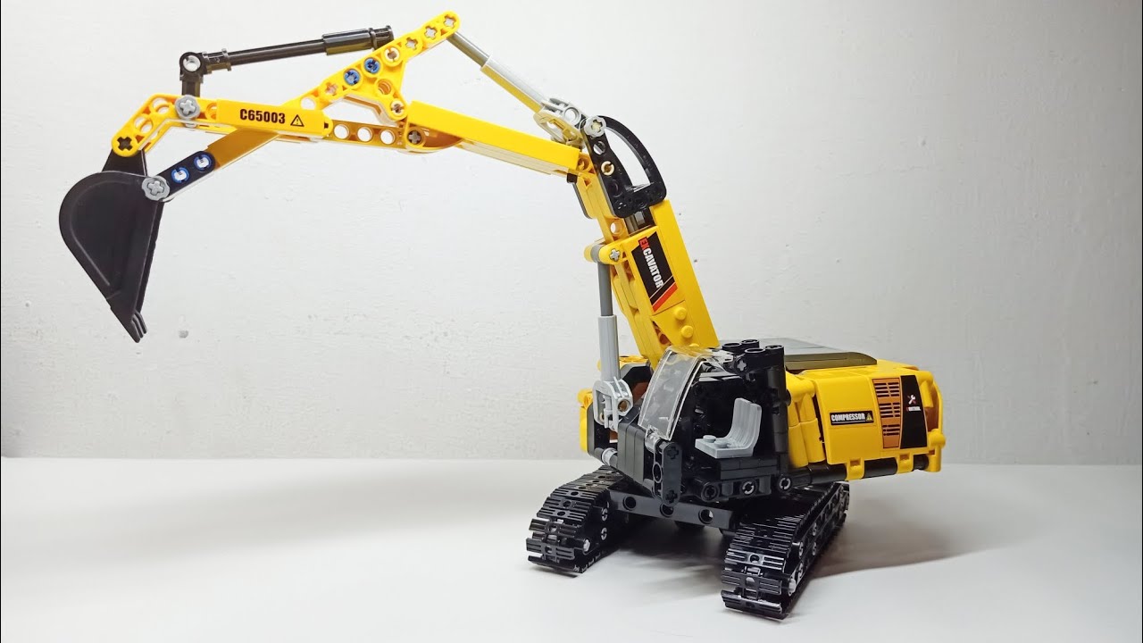 HOW TO BUILD MINIFIGURE EXCAVATOR BY CADA
