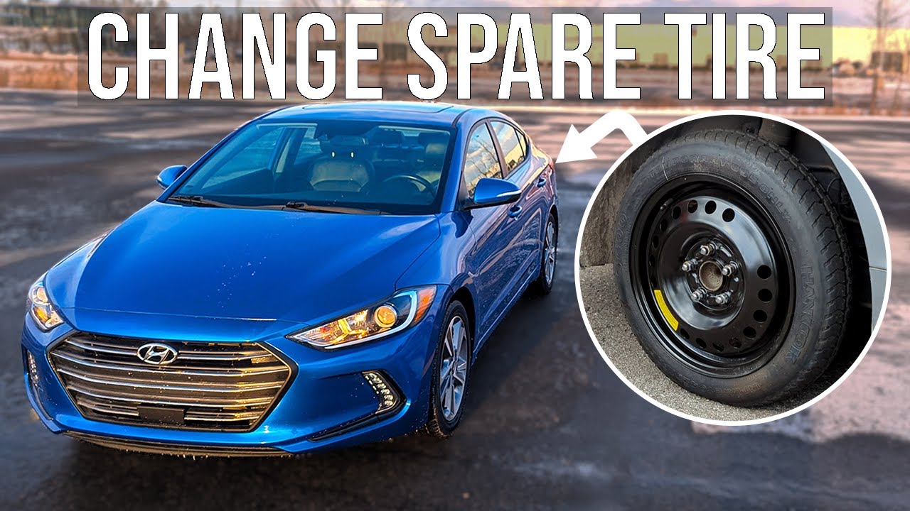 Как заменить запасное колесо — Hyundai Elantra — 2017/2018