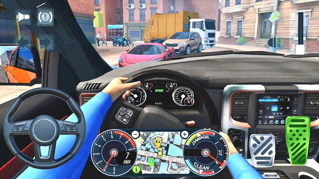 Taxi Simulator 2019 - Extreme Traffic Situation City Taxi Gameplay 😱