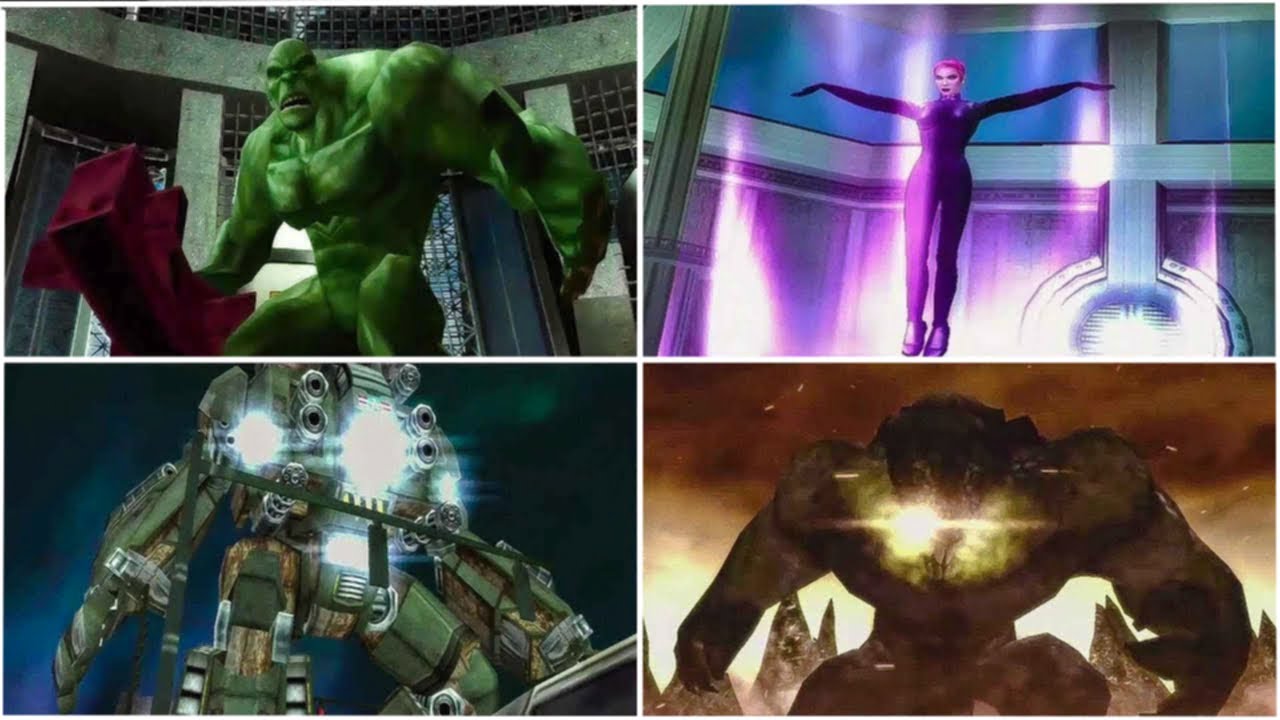 All boss fights The Incredible Hulk: Ultimate Destruction