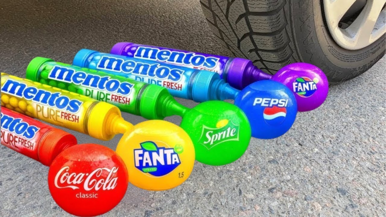 Crushing Crunchy & Soft Things by Car | Super Satisfying Experiment Crushing Everything Under a Car