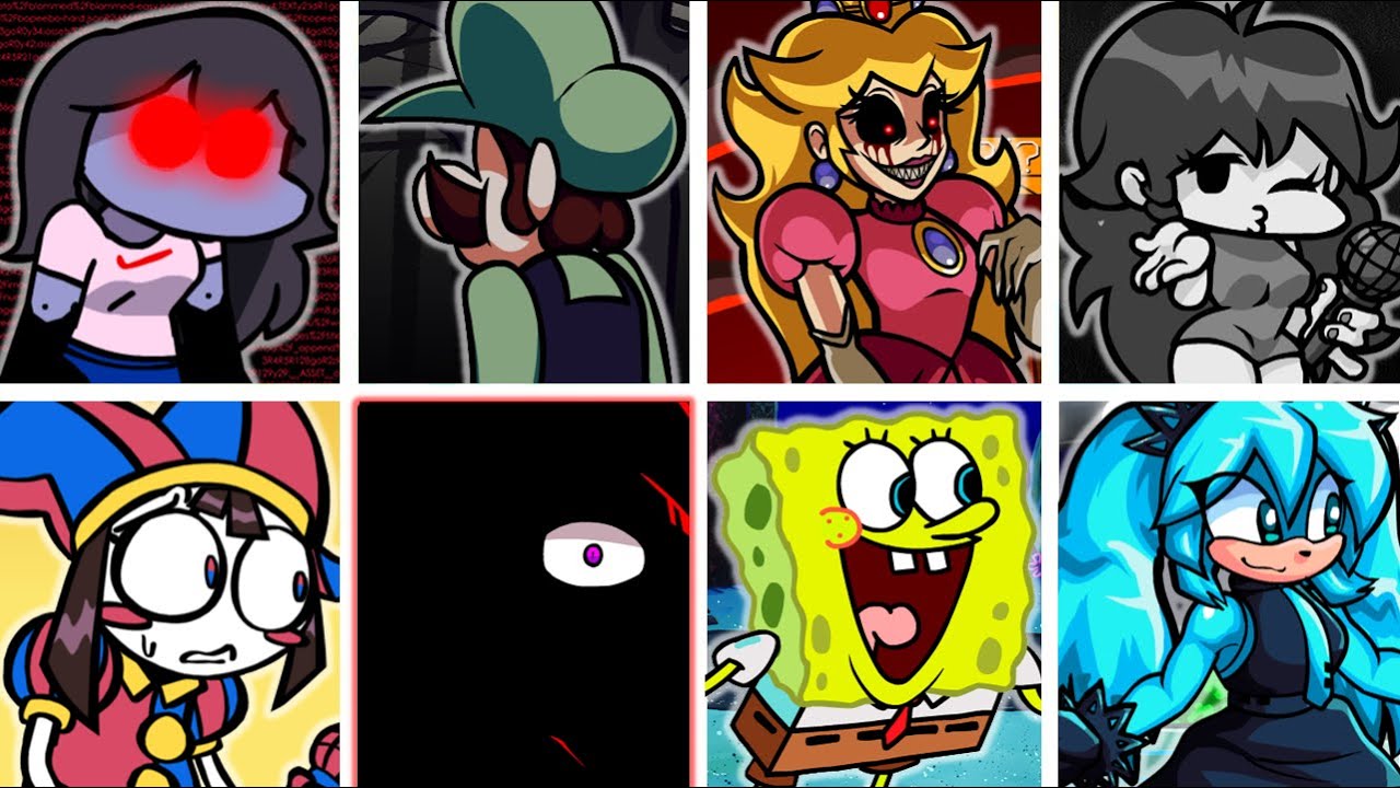Dash But Different Characters Sing It 🎶 (FNF But Everyone Sing it)