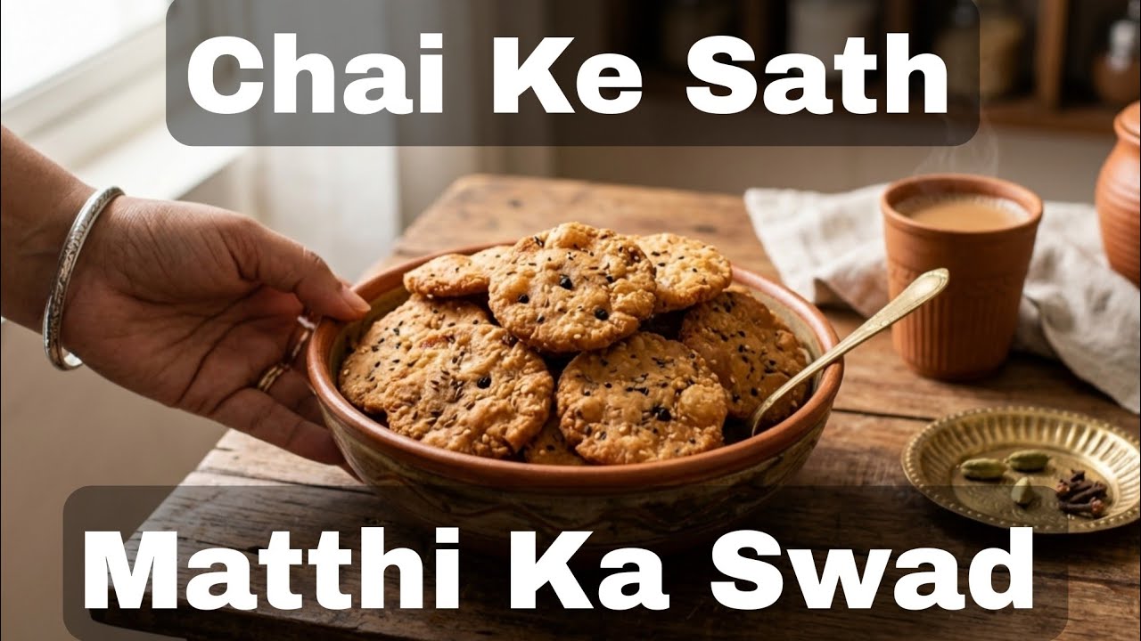 Chai ke sath Khane ke liye Matthi banae Bhot hi ashani se Sirf 10 min Mai 