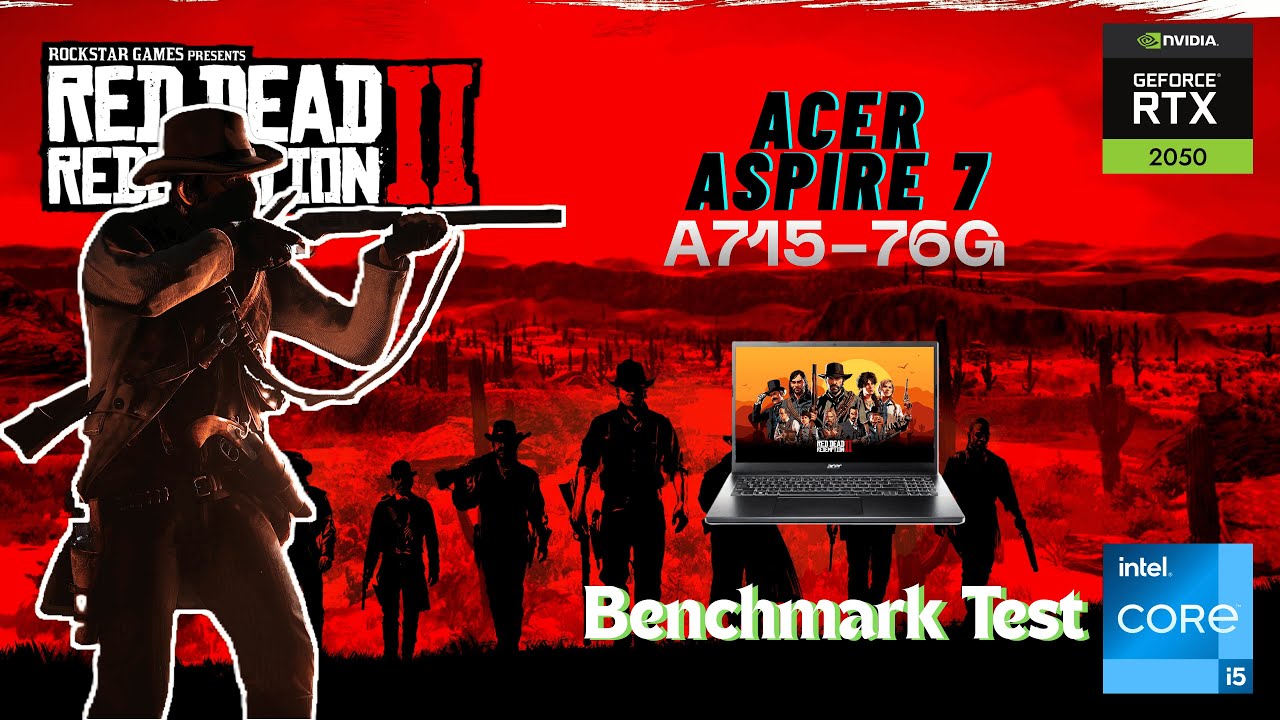 Red Dead Redemption 2 on RTX 2050 | Benchmark Test RDR2 | Acer Aspire 7 | RDR2 Graphics Settings