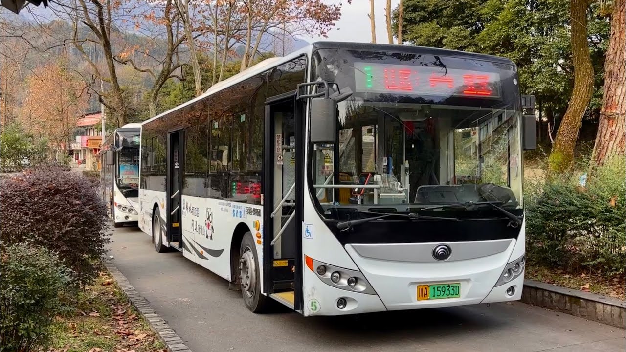 [POV] Foot of the Himalayas: Dujiangyan, China 🇨🇳 route 1 bus POV
