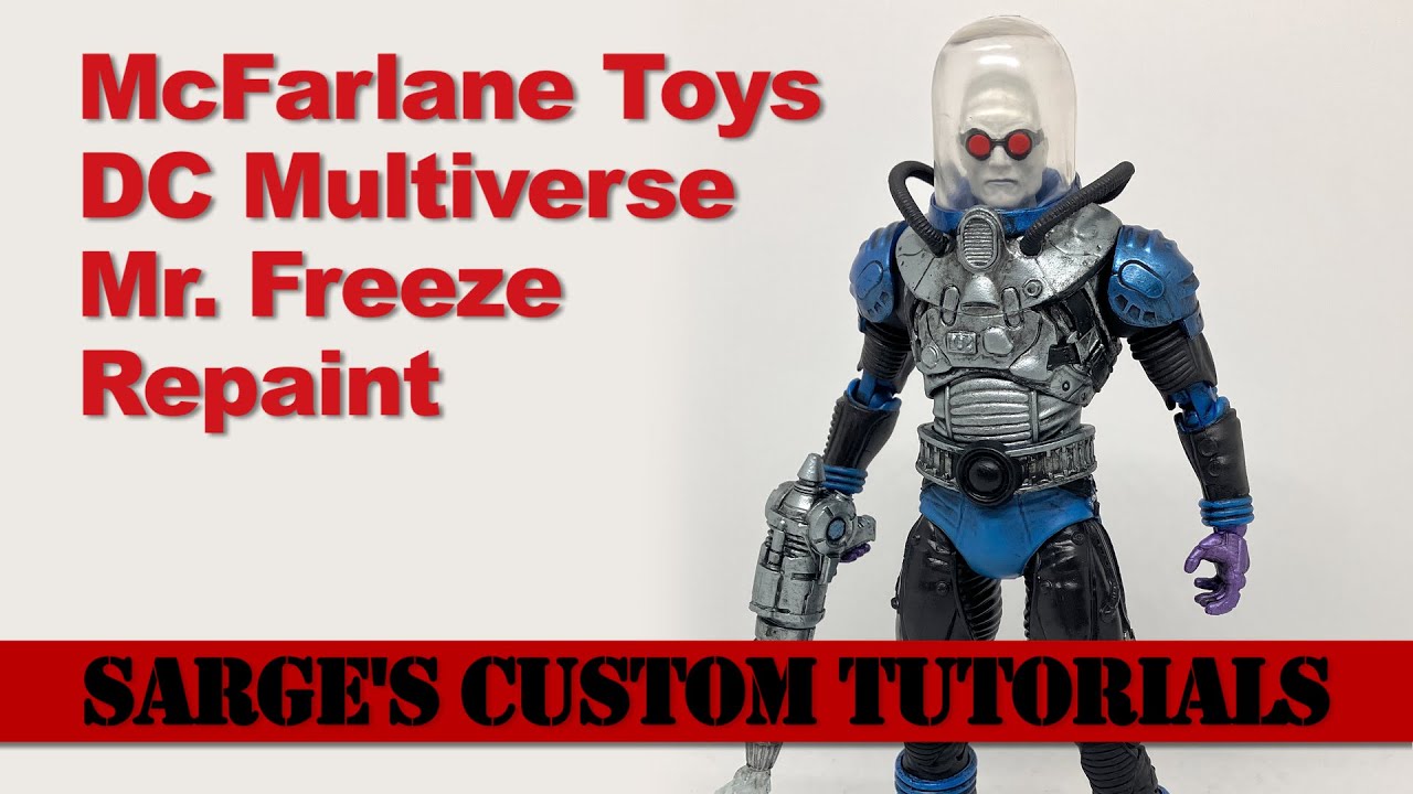 Custom Painting McFarlane DC Multiverse Mr. Freeze