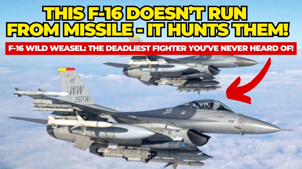 Этот F-16 не убегает от ракет &mdash; он их охотится! Wild Weasel &mdash; САМЫЙ СМЕРТОНОСНЫЙ истребитель, о к...